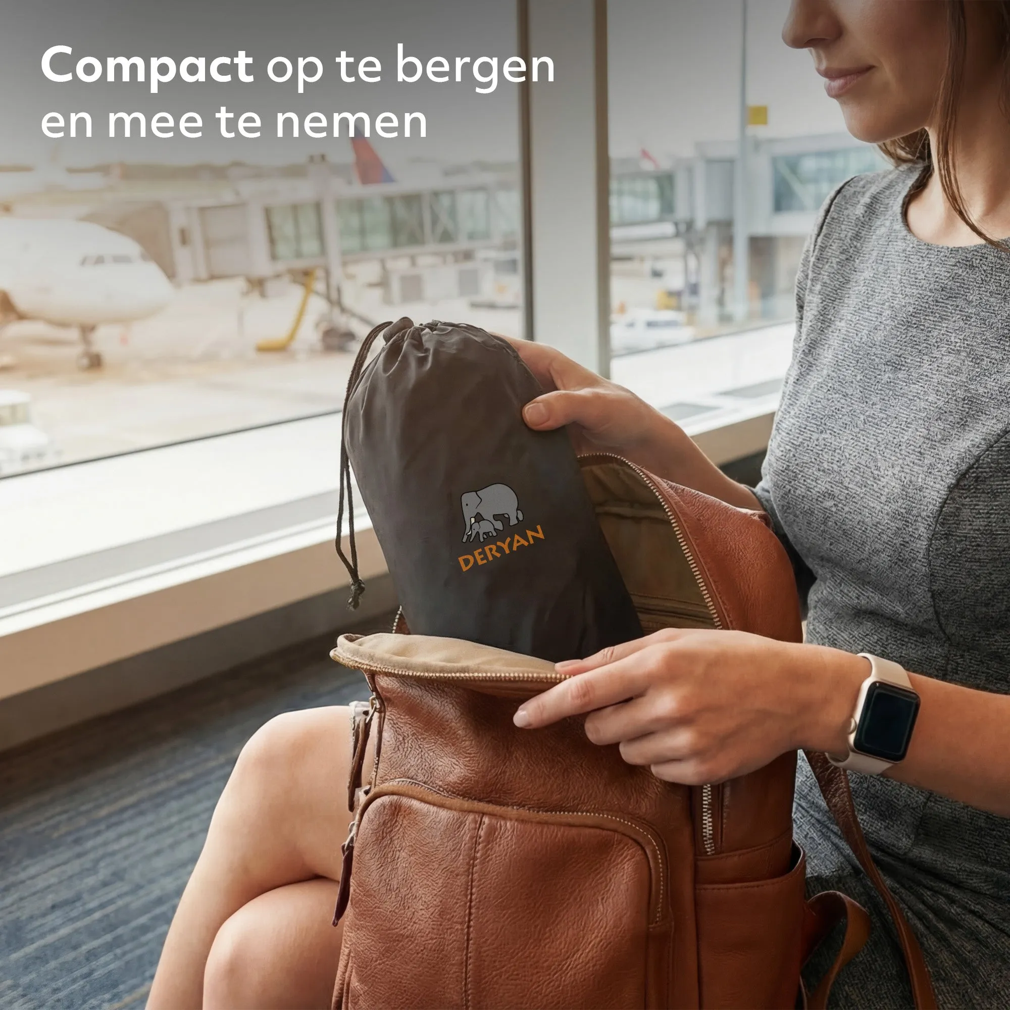 Cuna para avión AirTraveller - Marrón - Image 3