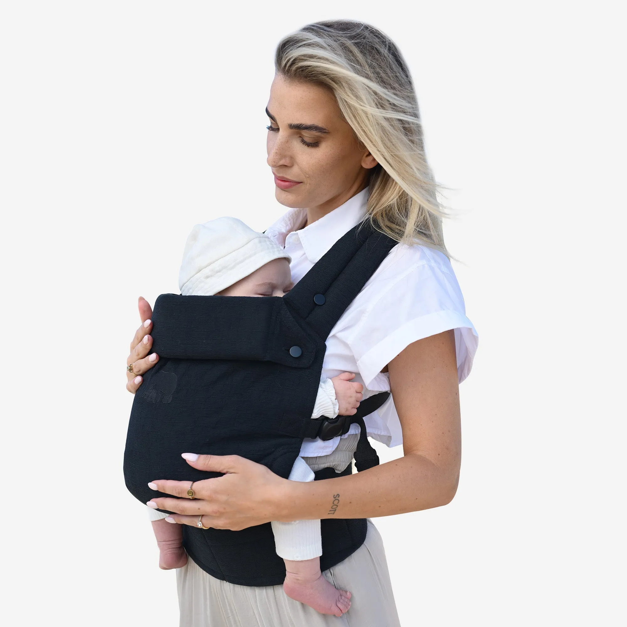 Mochila Porta Bebé Amora Negra - Image 3