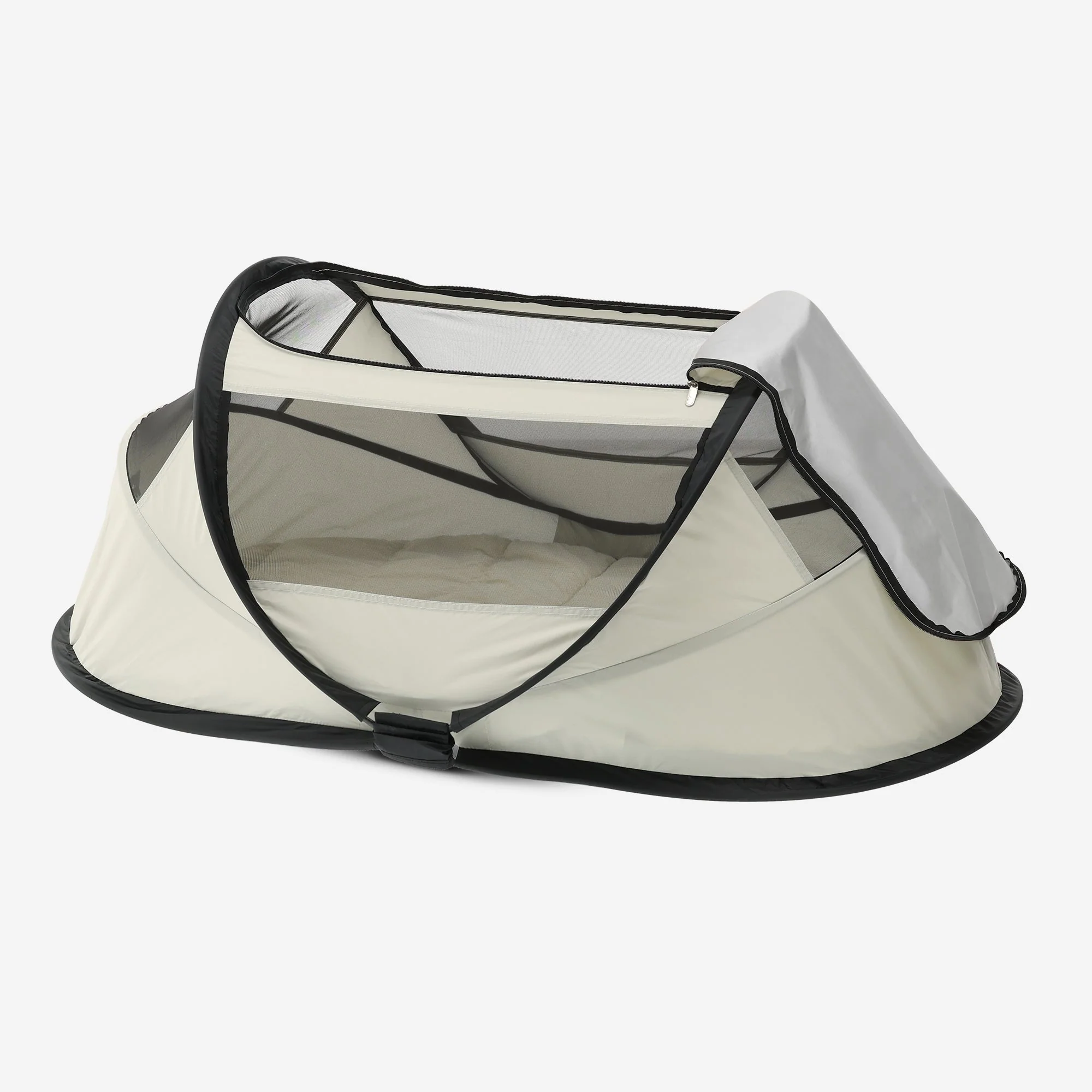 BabyBox: tienda de campaña para bebés, cuna de camping + mantita de algodón - Marfil - Image 10