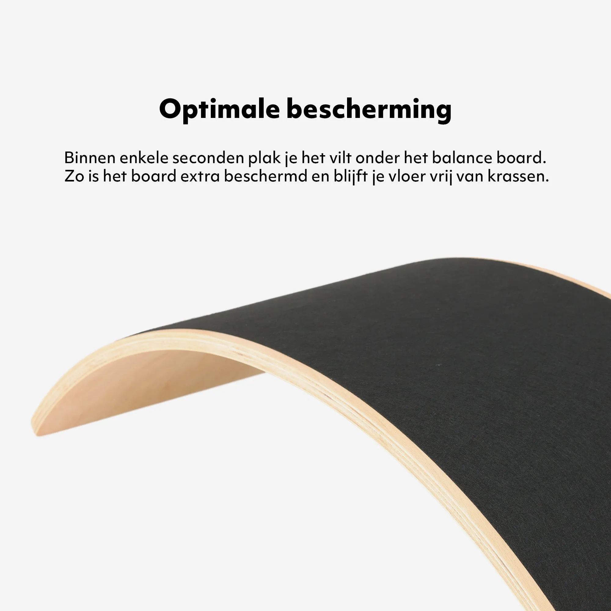 Balance Board Madera Fieltro 80cm - Image 2