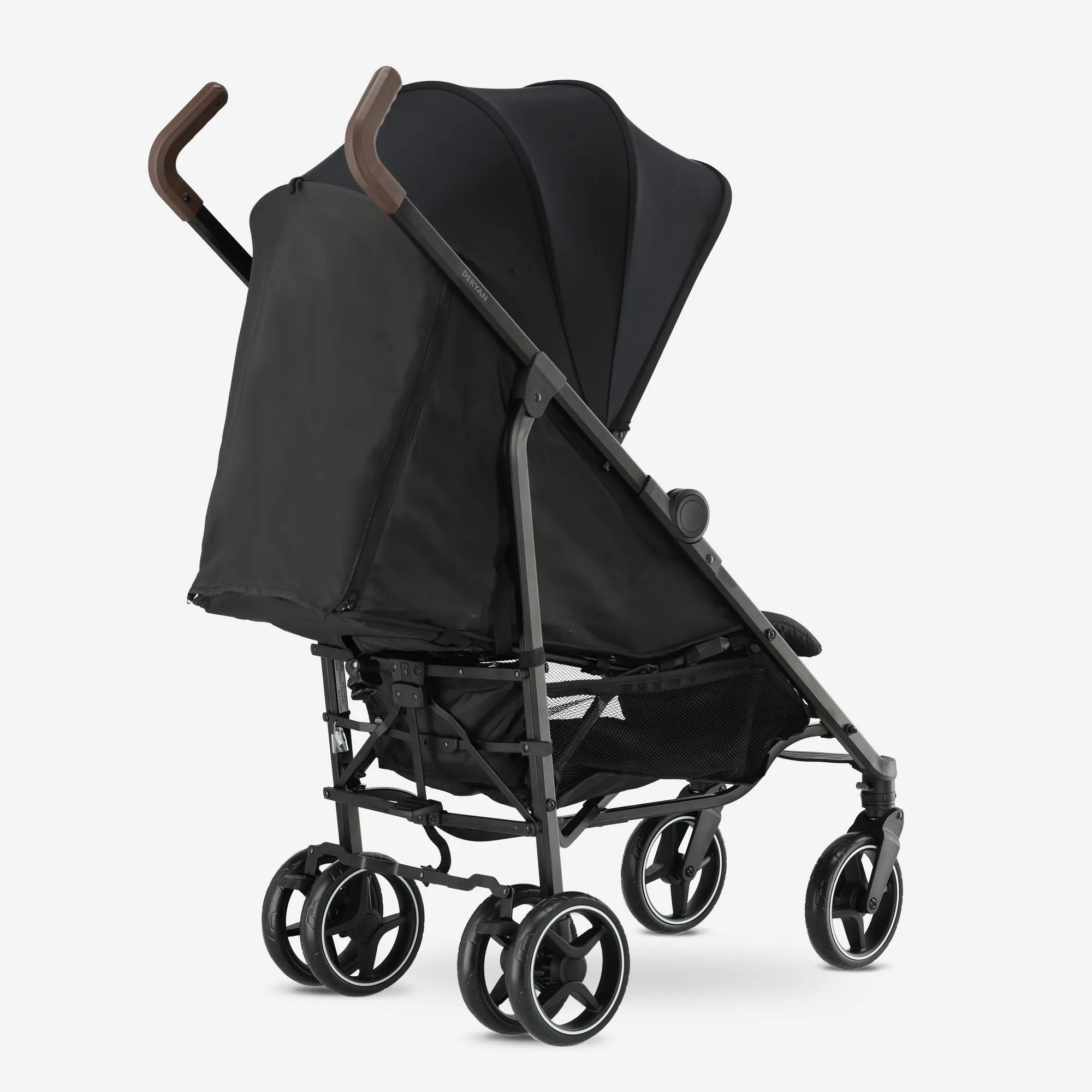 Cochecito Bobbie Paraplu - Incluye mosquitera - Incluye bolsa de transporte - Apto para niños de hasta 22 kg - Negro - Image 8