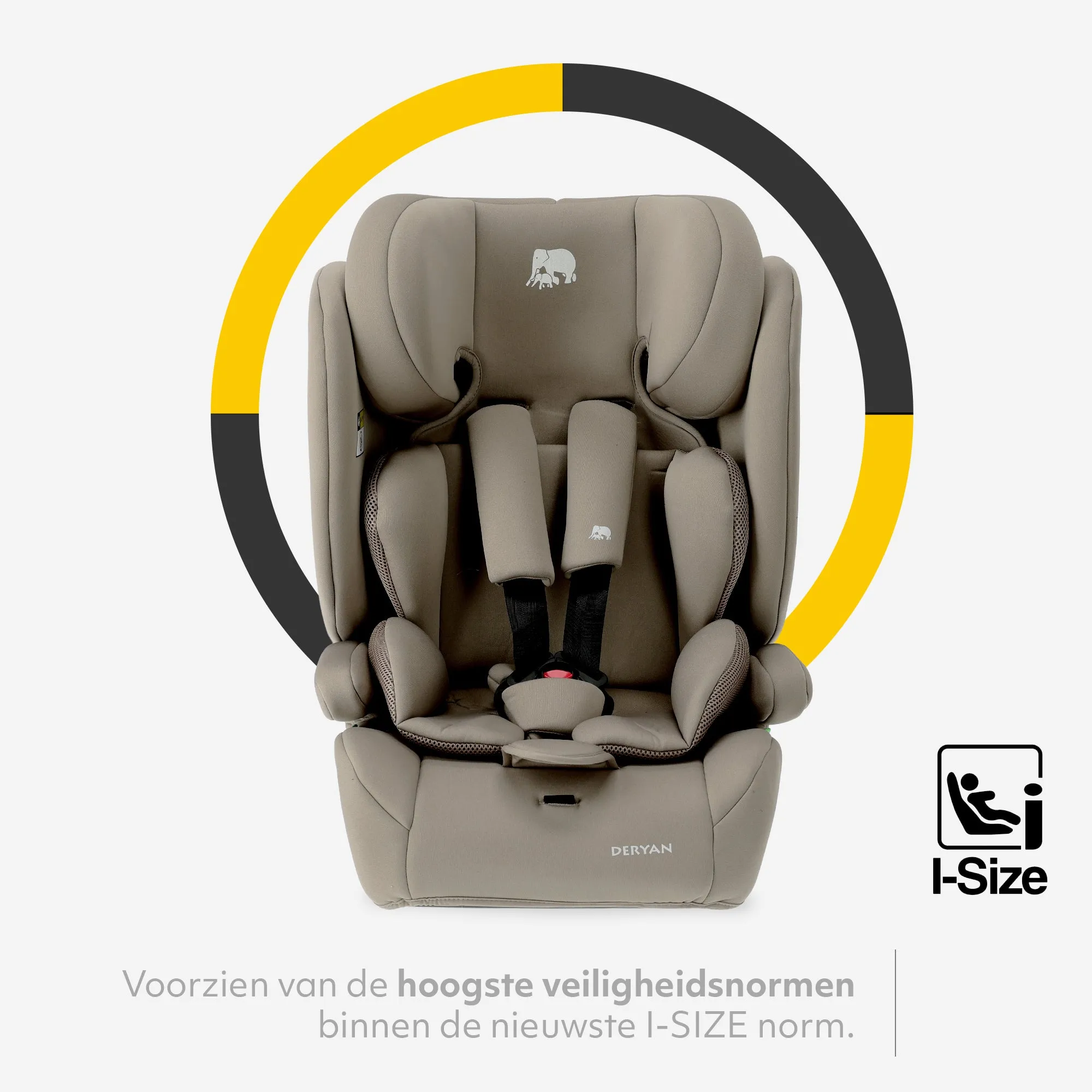 Silla de coche Carter Basic i-Size 76-150 cm - 9-36 kg - Truffle Sand - Image 3