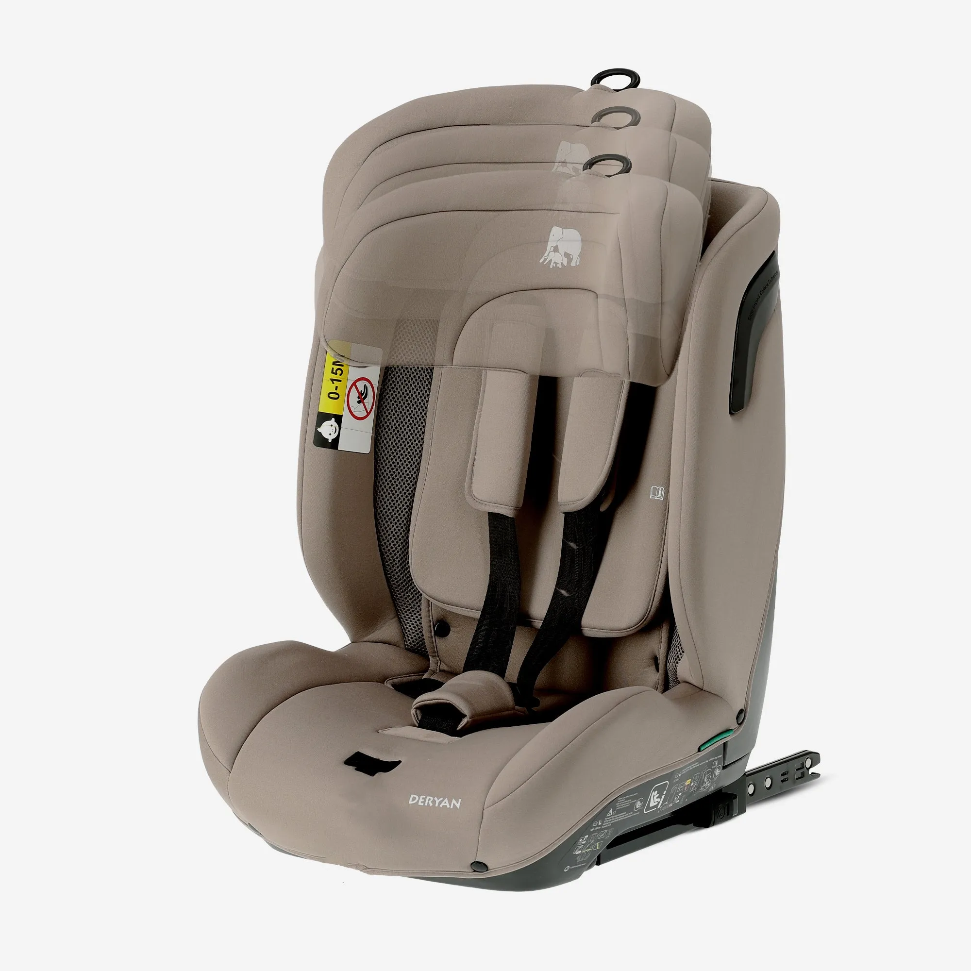 Silla de coche Carter Luxe i-Size/Isofix 76-150 cm - 9-36 kg - Truffle Sand - Image 10