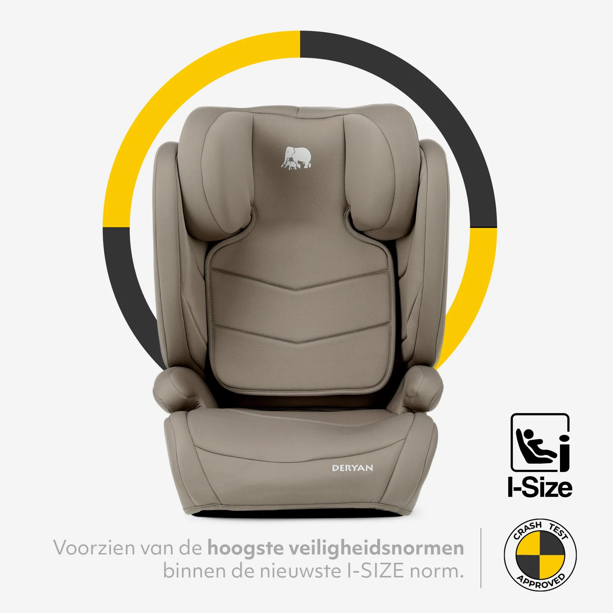 Silla de coche Charlie Basic i-Size - De 3,5 a 12 años aproximadamente - Grupo 2/3 - 100-150 cm - Truffle Sand - Image 4