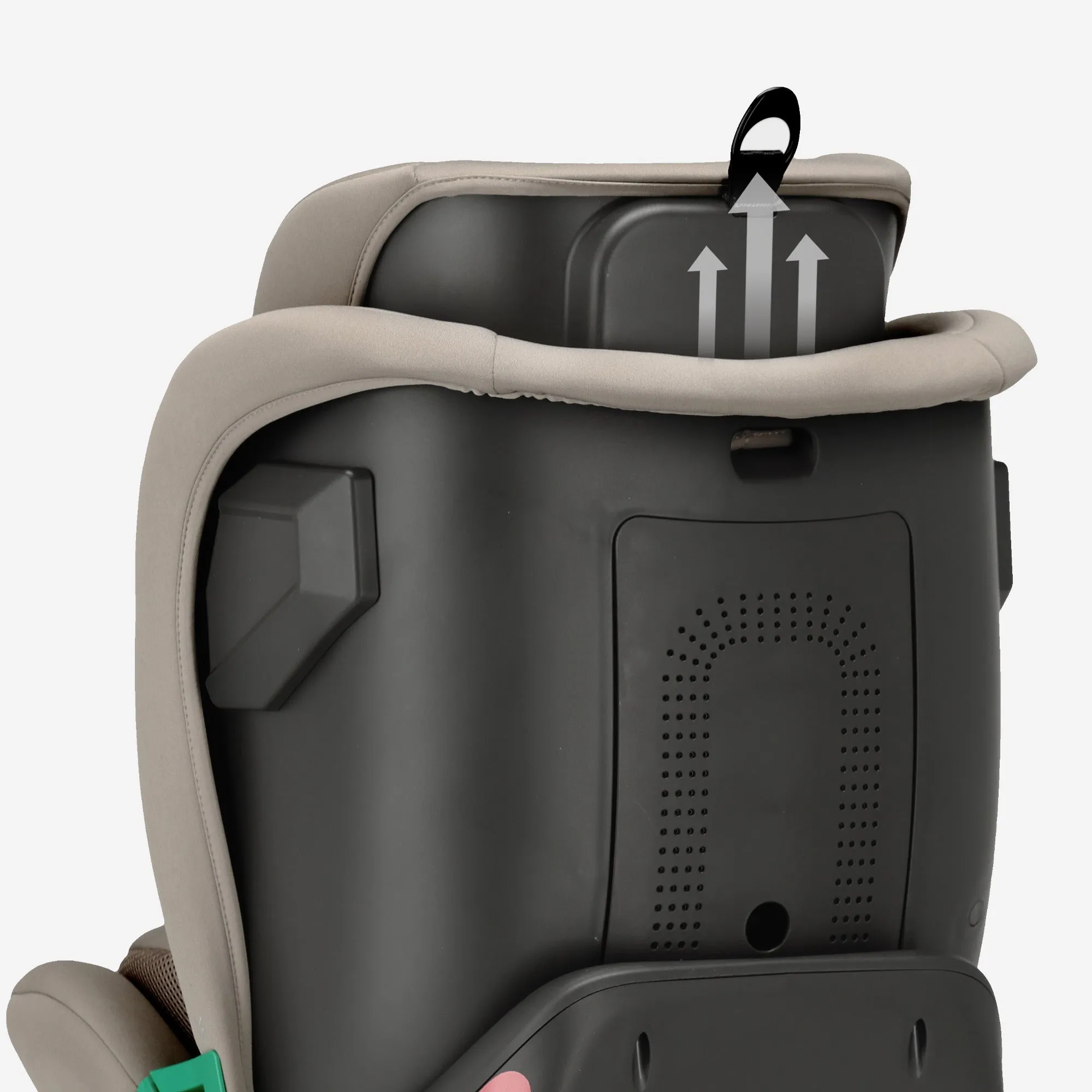 Silla de coche Chase Luxe i-Size/Isofix con pata de apoyo giratoria de 360°, 40-150 cm - 0-36 kg - Truffle Sand - Image 11