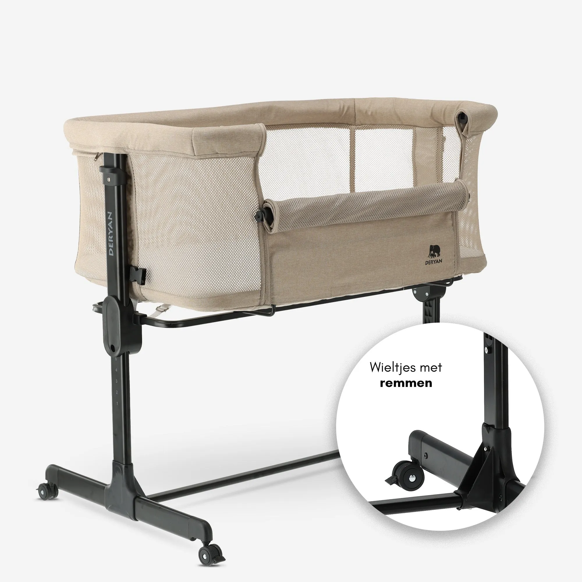 Co-Sleeper Snoozy Cuna - Sand Melange - Image 3