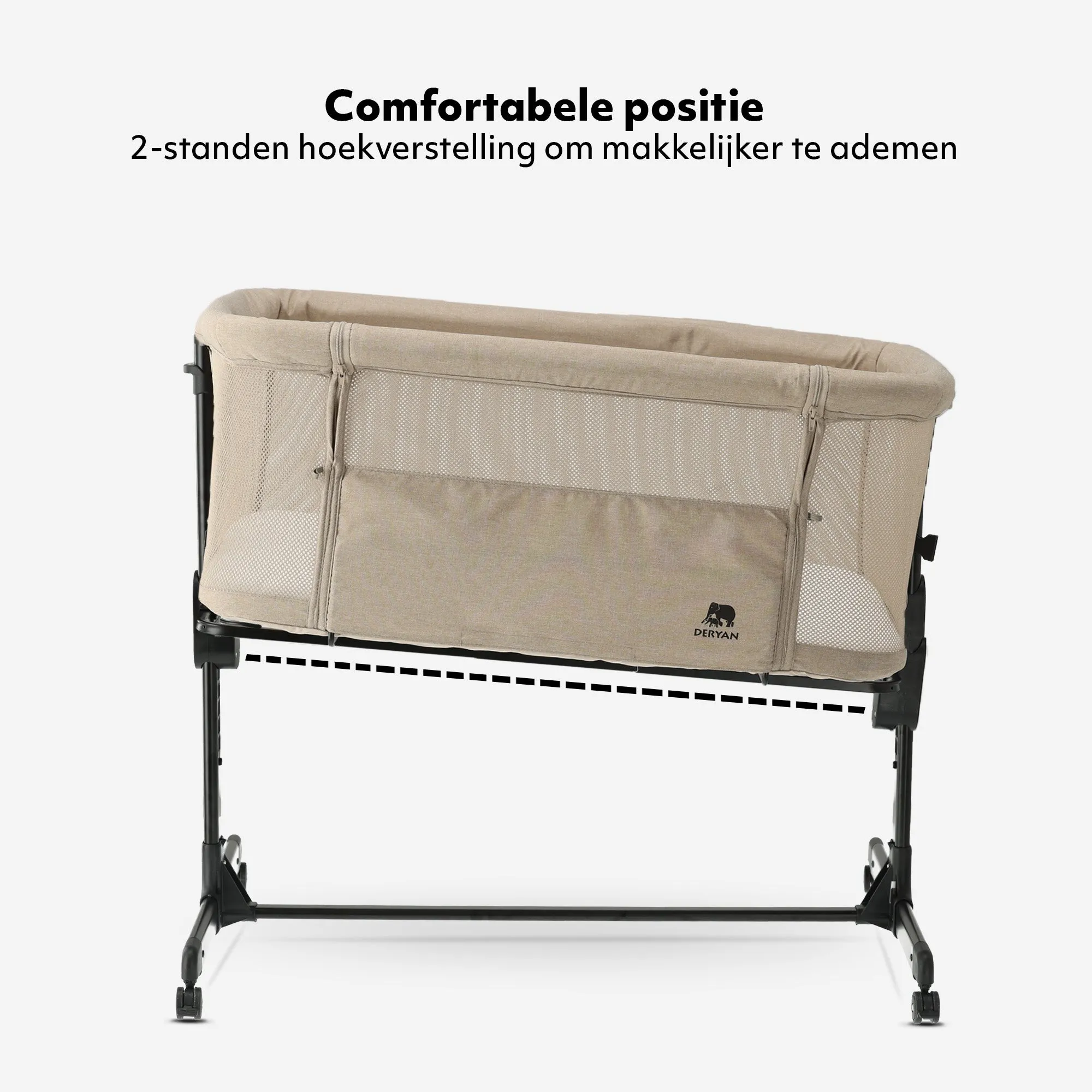 Co-Sleeper Snoozy Cuna - Sand Melange - Image 7