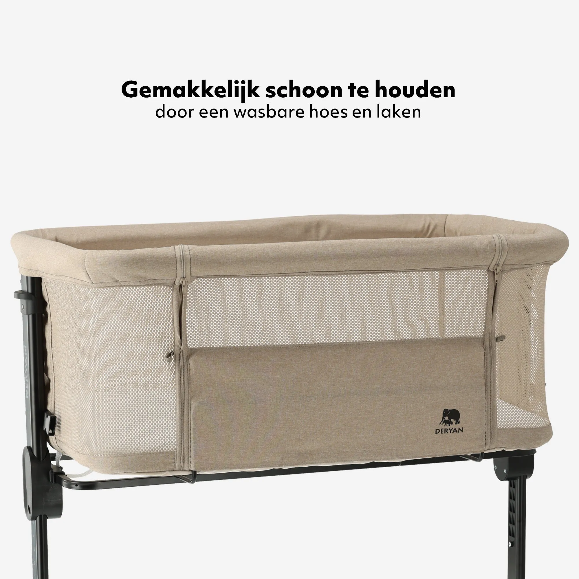 Co-Sleeper Snoozy Cuna - Sand Melange - Image 9