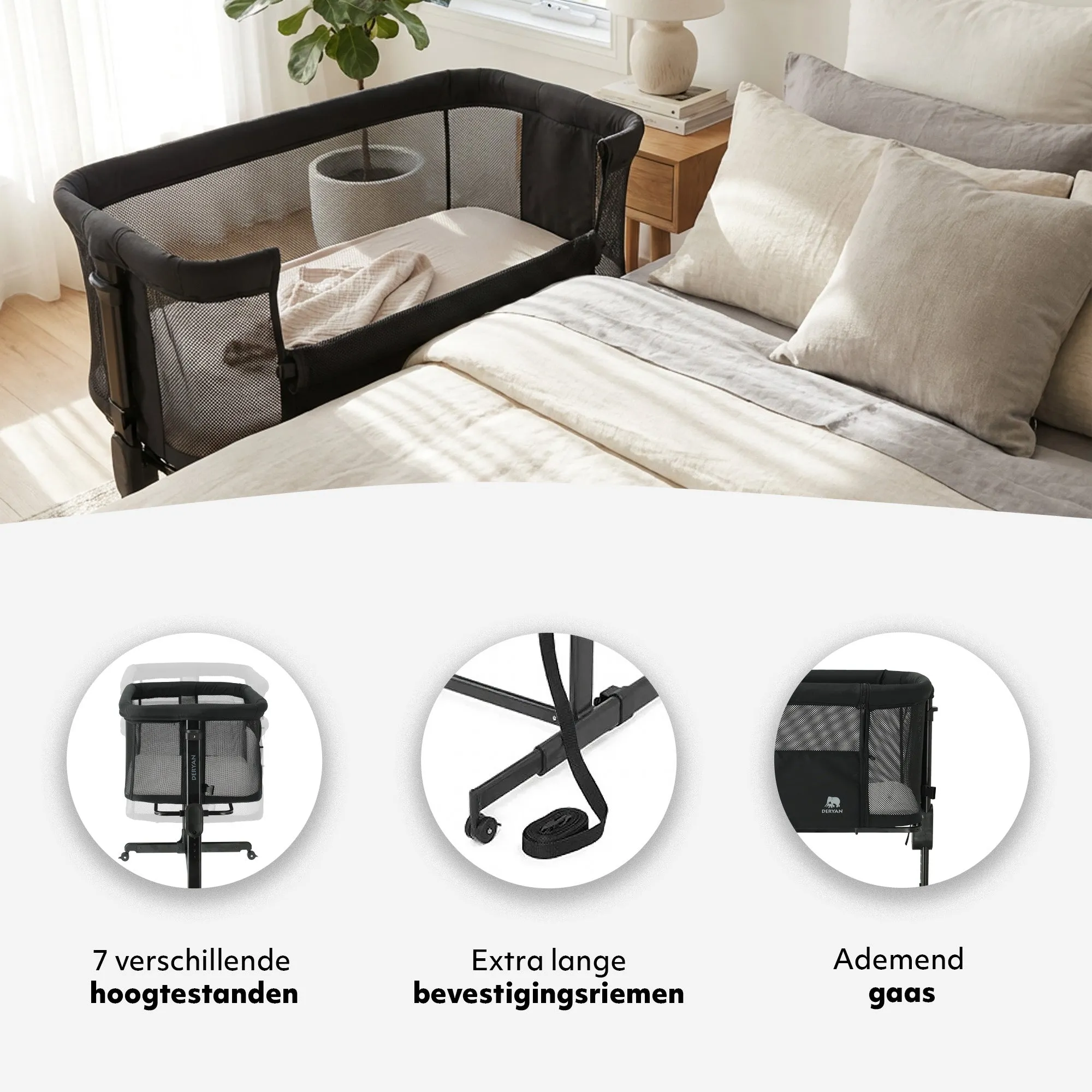 Cuna colecho Snoozy - Negro - Image 4