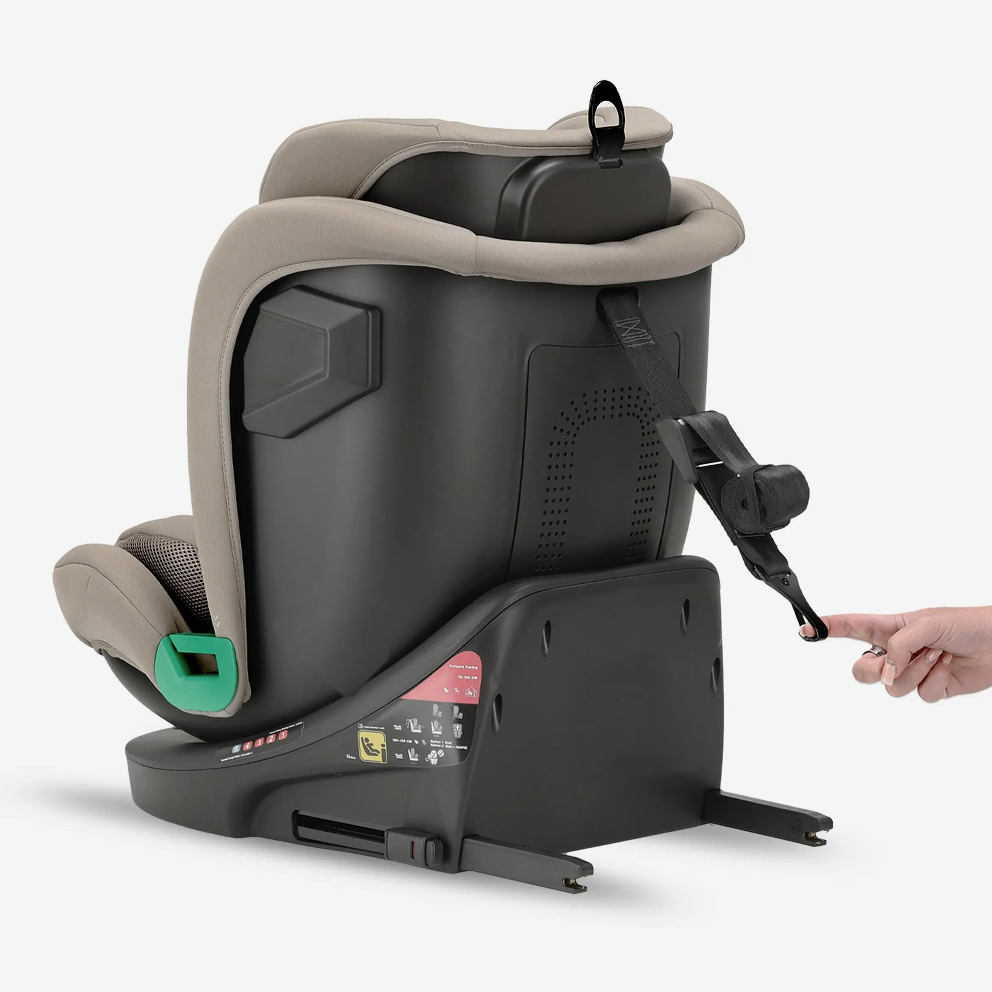 Silla de coche Colin Luxe i-Size/Isofix 360° 40-150 cm - 0-36 kg - Truffle Sand - Image 12