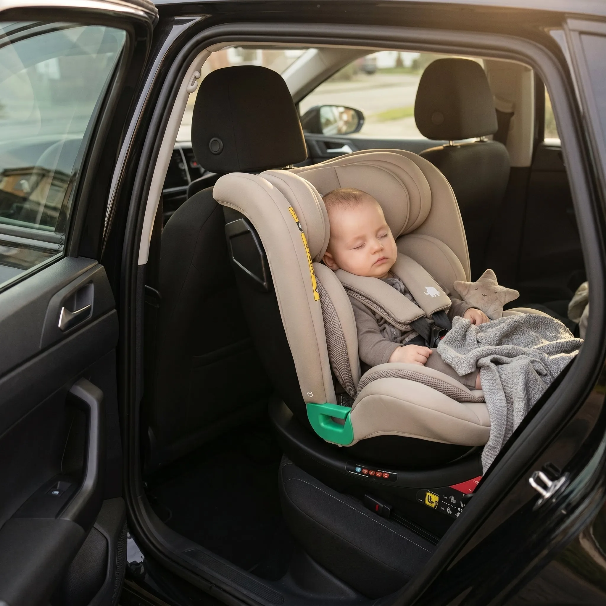 Silla de coche Colin Luxe i-Size/Isofix 360° 40-150 cm - 0-36 kg - Truffle Sand - Image 3