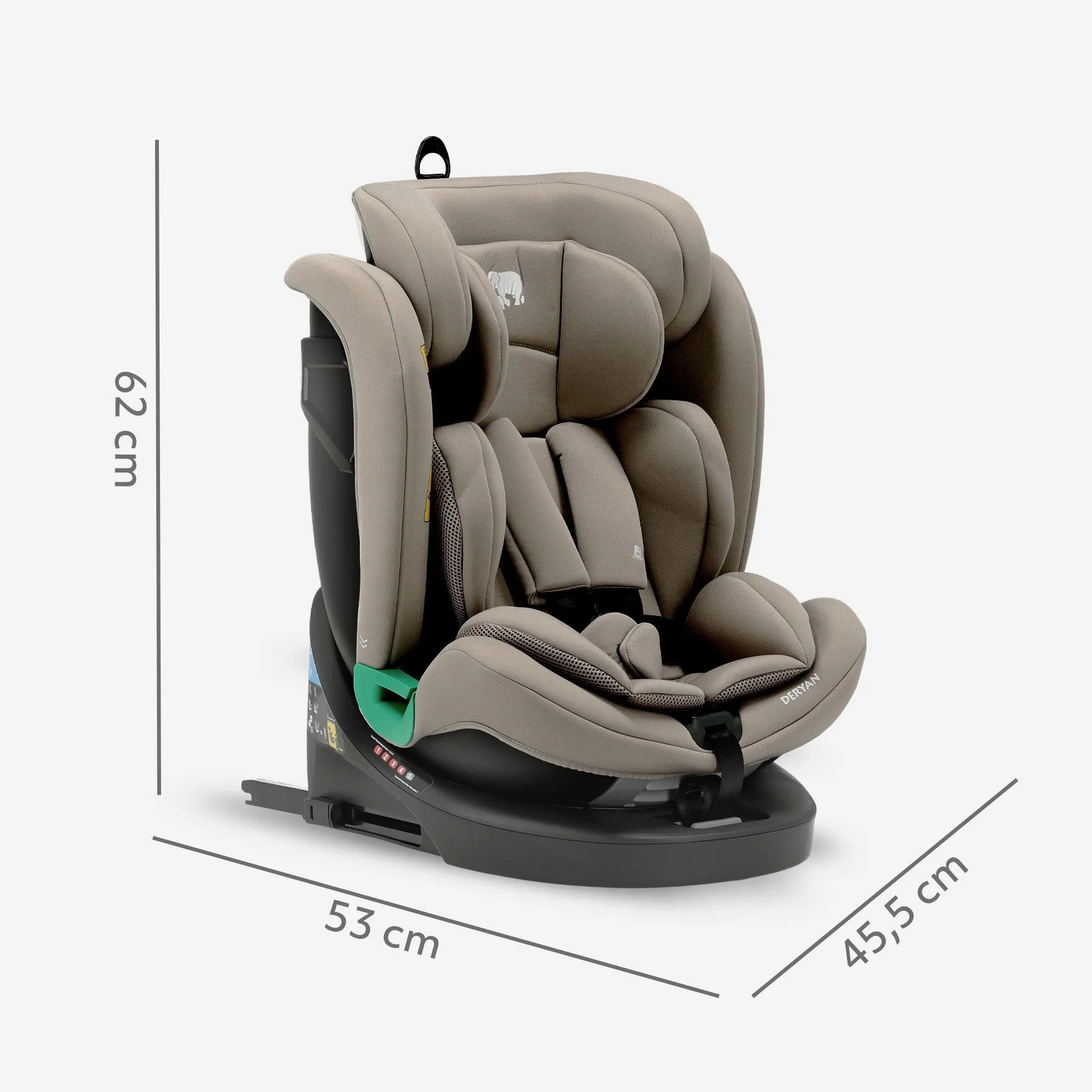 Silla de coche Colin Luxe i-Size/Isofix 360° 40-150 cm - 0-36 kg - Truffle Sand - Image 8