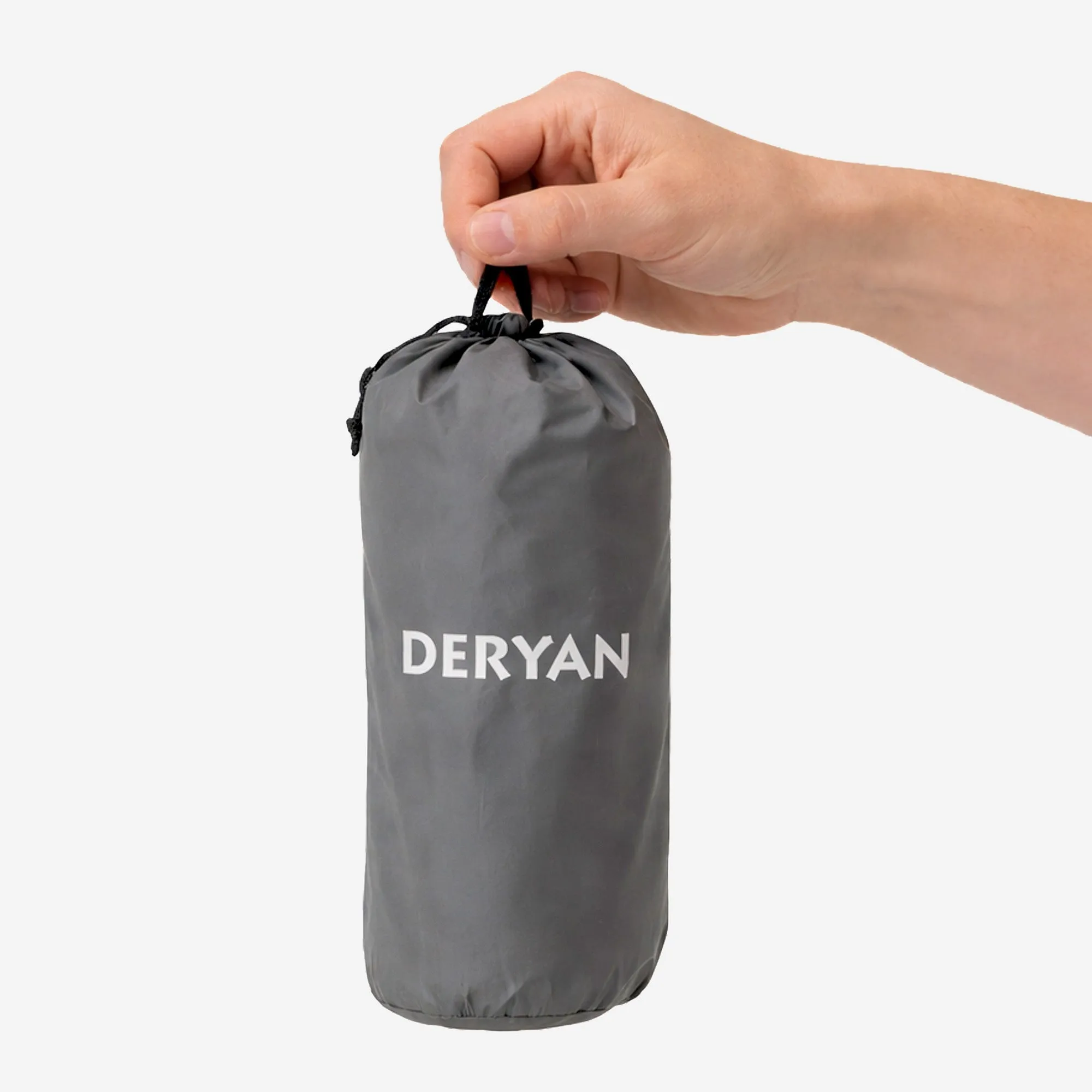 Colchón hinchable Deryan - Colchón hinchable para acampada - Con bolsa incluida - gris - Image 8