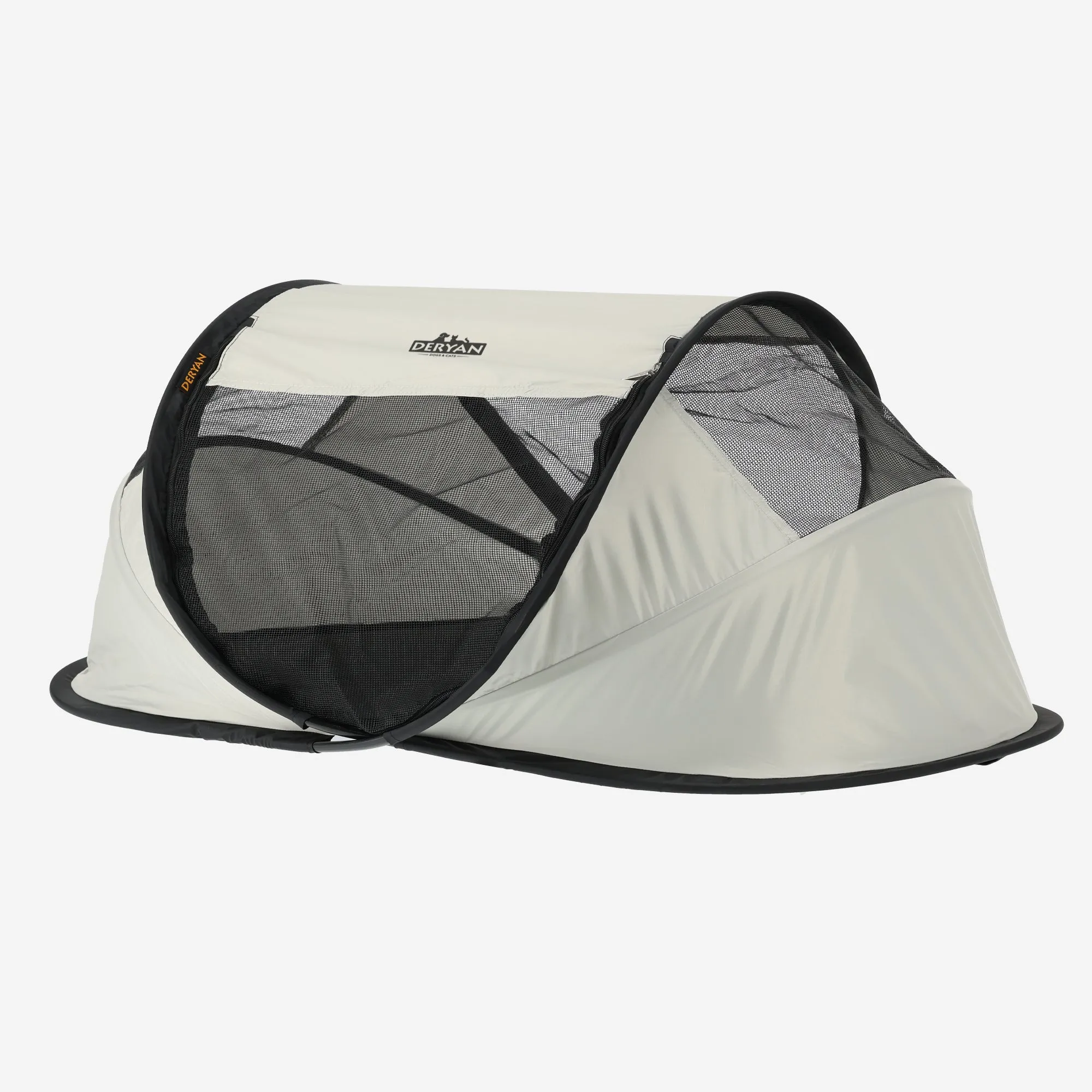Deryan Perros y Gatos - Luxury Pop-Up Pet Travel-Cot - Corral para perros - Sistema pop-up - Banco plegable - Malla extra gruesa - Mediano - Image 3