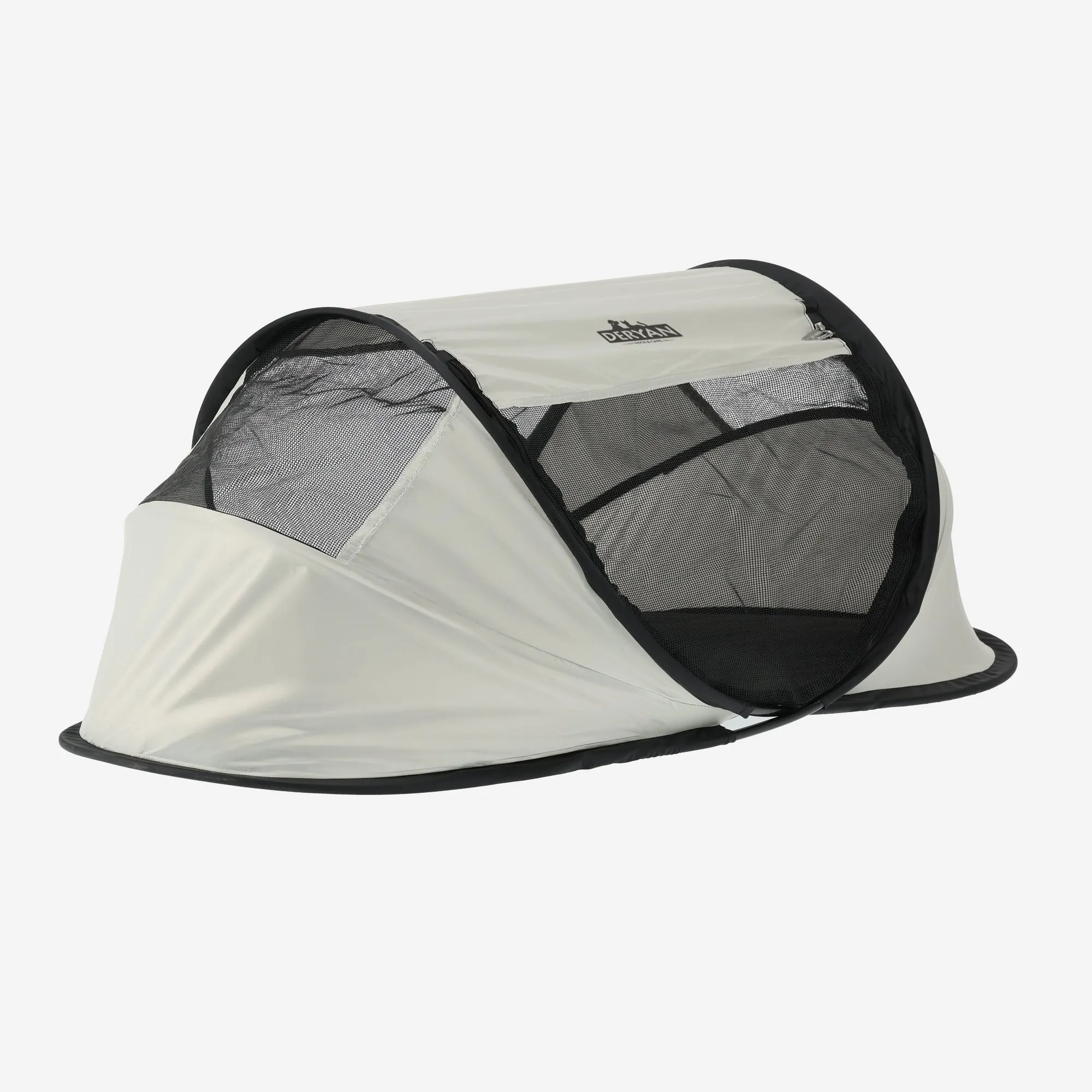Deryan Perros y Gatos - Luxury Pop-Up Pet Travel-Cot - Corral para perros - Sistema pop-up - Banco plegable - Malla extra gruesa - Mediano - Image 6