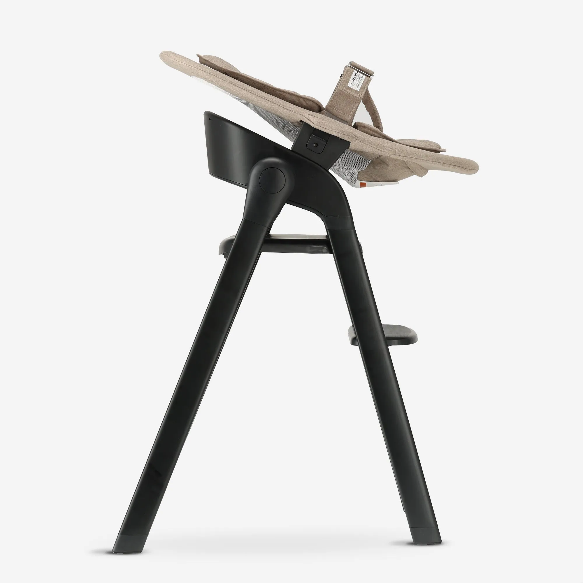 Silla infantil Deryan con hamaca - Negro/Nougat - Image 12