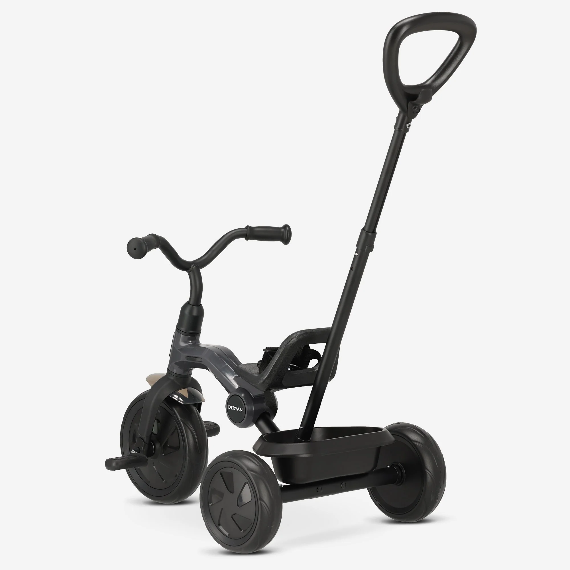 Triciclo Drifter con barra de empuje Negro - Image 15