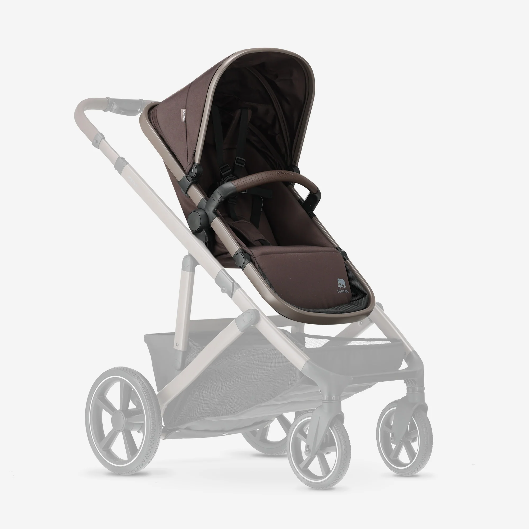 Evy/V3 Segunda silla - Asiento adicional color chocolate - Image 2
