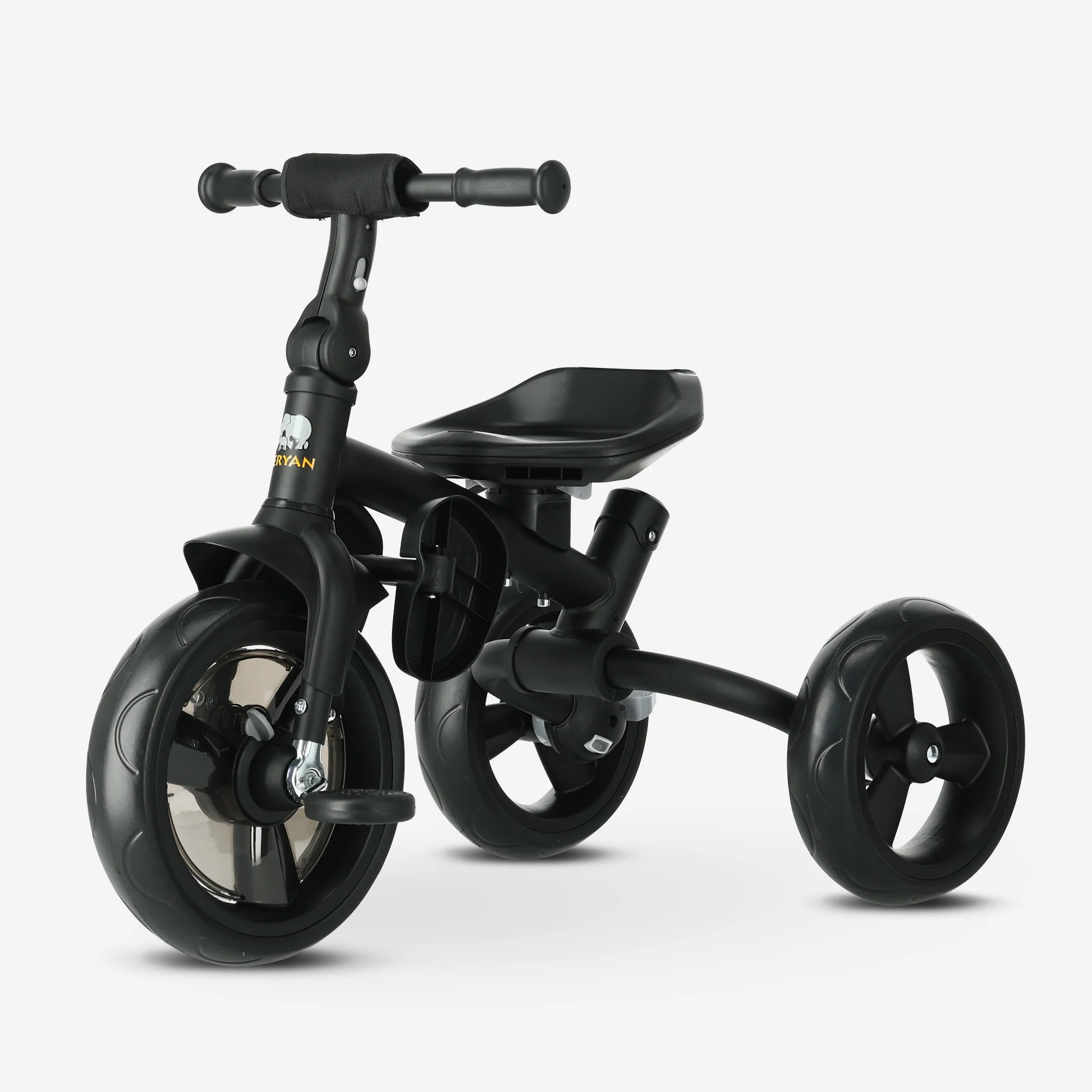 Triciclo Explorer Luxe con barra de empuje - Plegable con cesta verde - Image 12