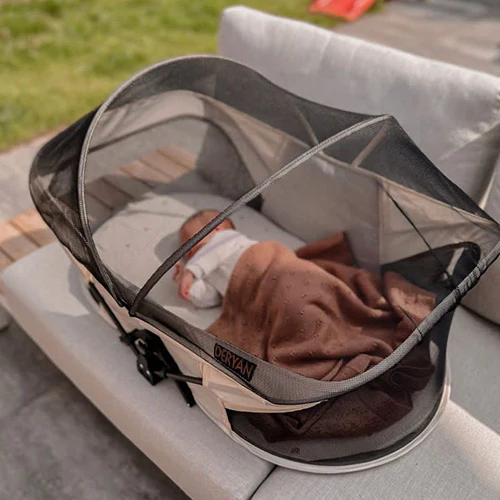Cuna de camping Infant Deluxe BabyBox - Color crema - Image 5