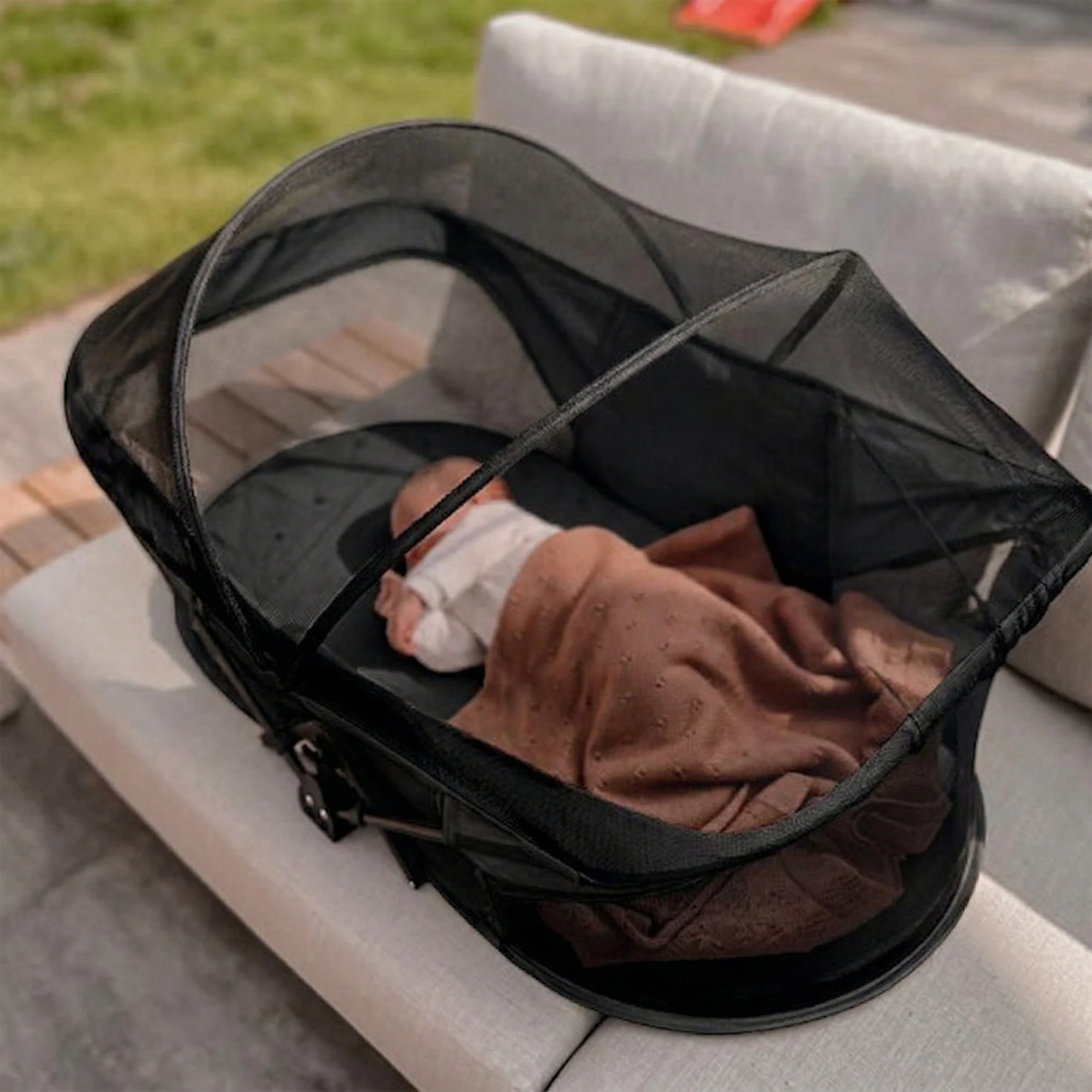 Cuna de camping Infant Deluxe BabyBox - Negro - Image 9