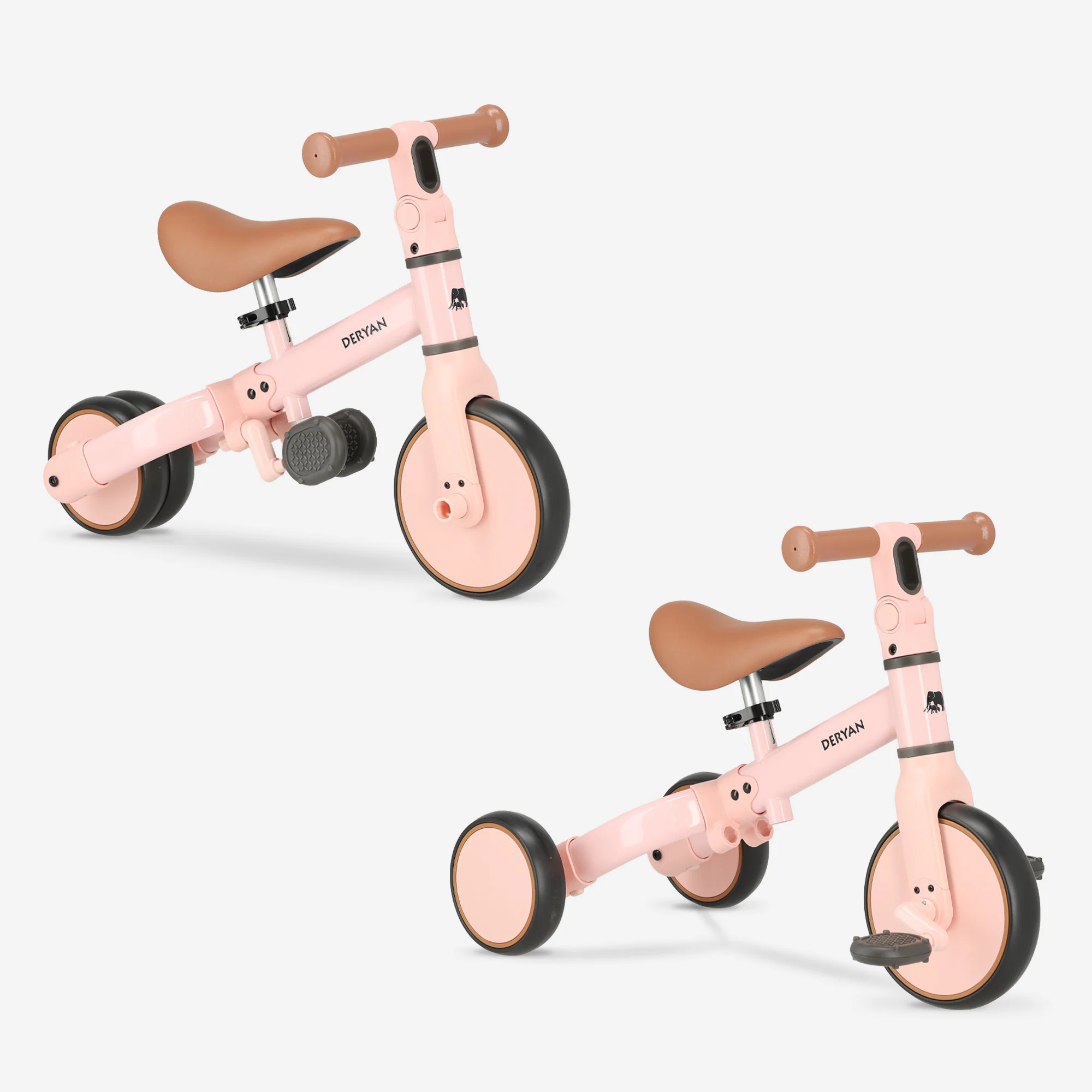 Triciclo Jaime 4 en 1 - Rosa - Image 3