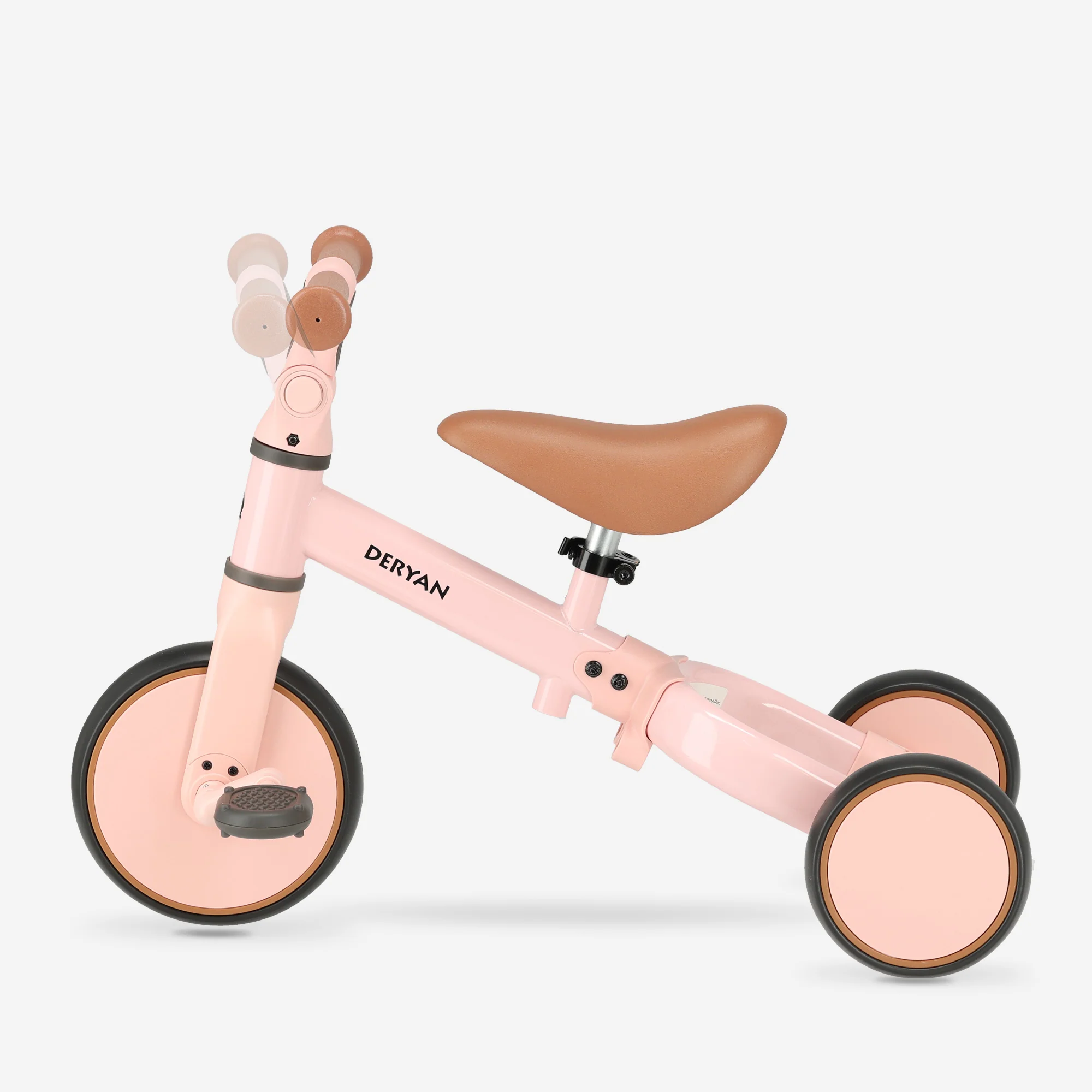 Triciclo Jaime 4 en 1 - Rosa - Image 4
