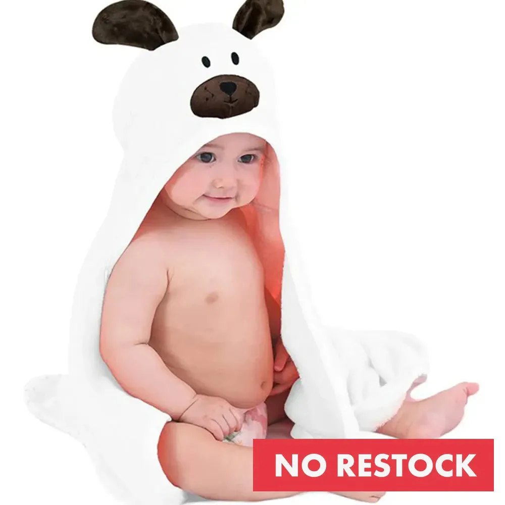Manta multifuncional de forro polar marrón con capucha Rabbit - Wrap Blanket - Manta 75x100 cm