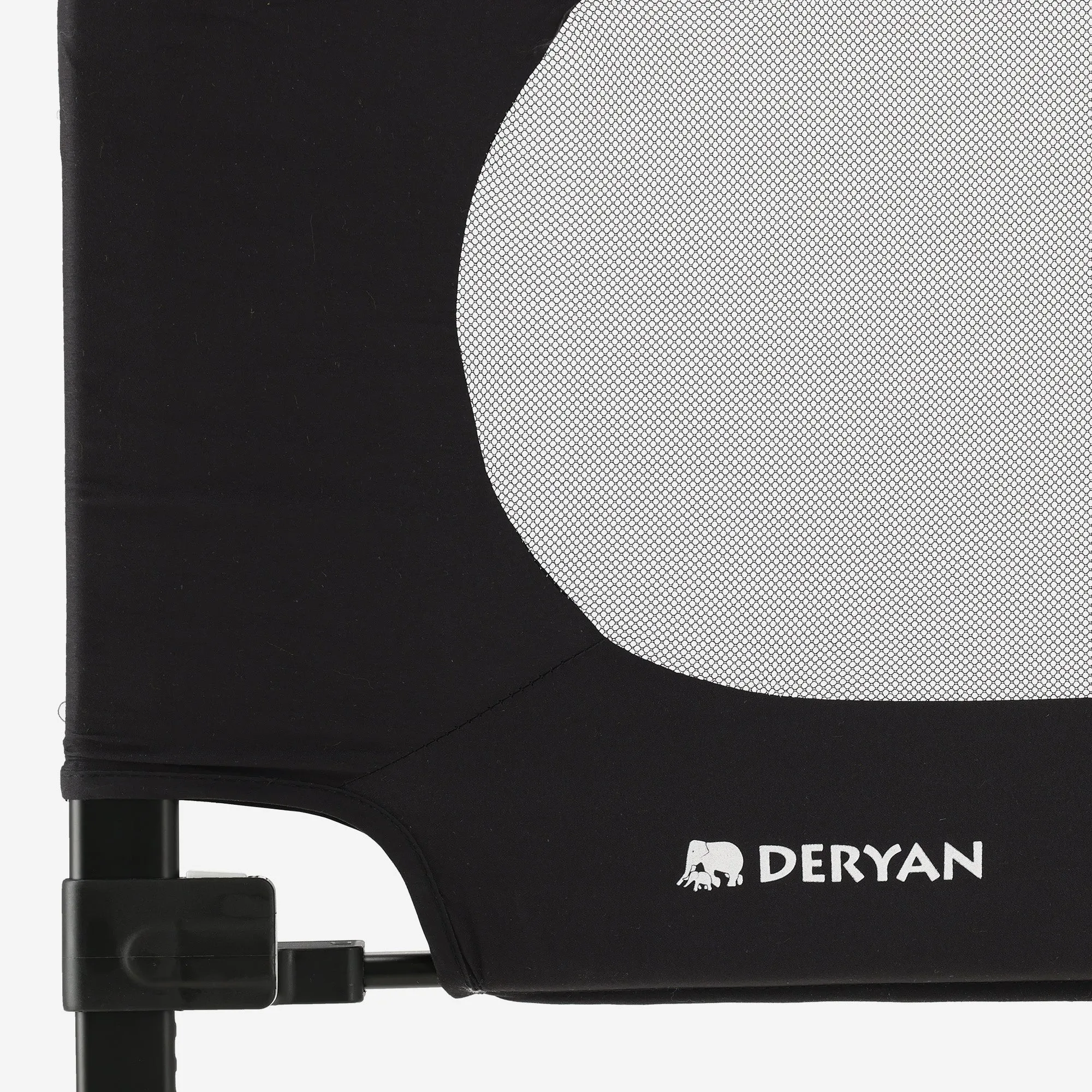 Barrera de Cama de Lujo 120 cm Negro - Image 4