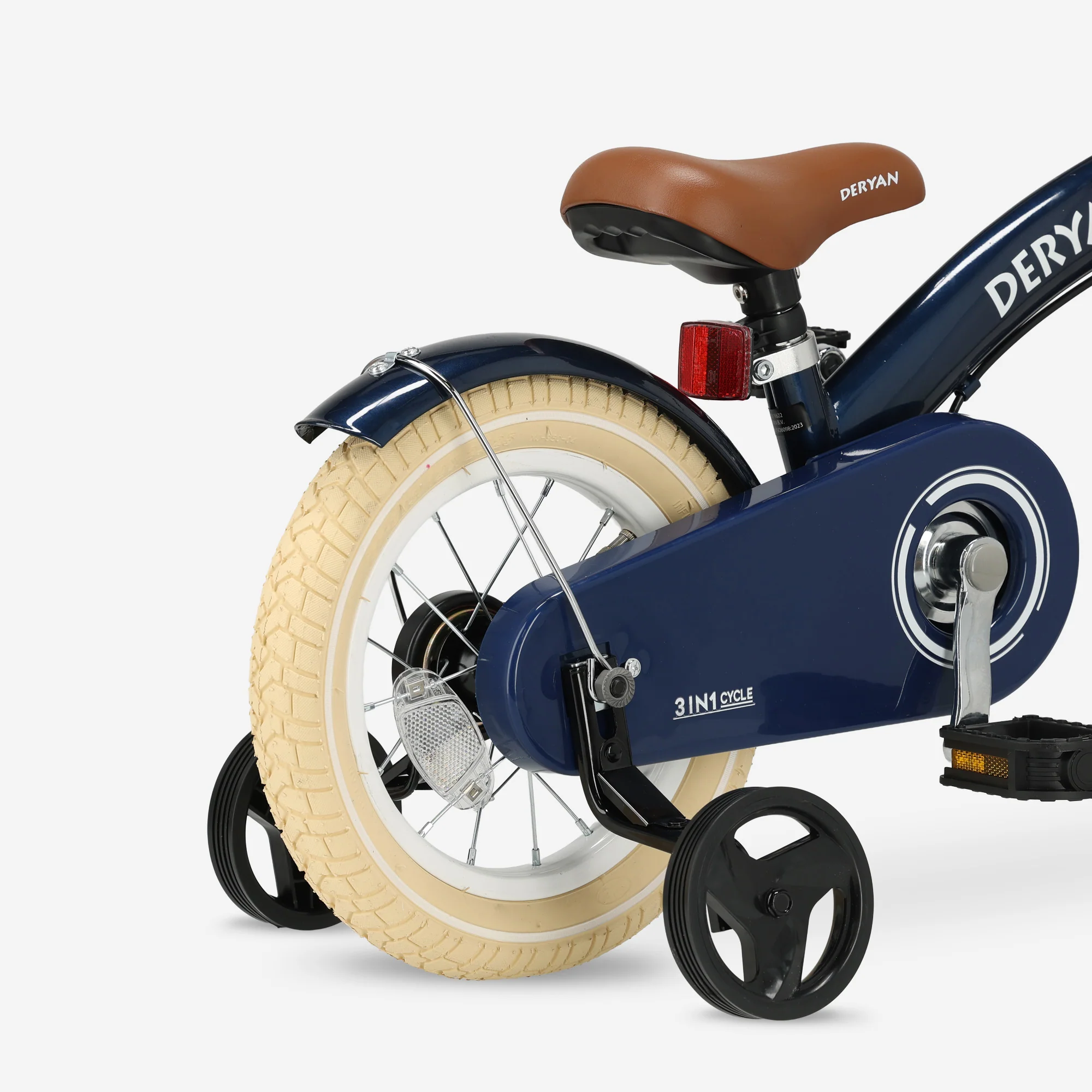 Bicicleta infantil de lujo 12 pulgadas - 3 en 1 - bicicleta de equilibrio Azul - Image 11