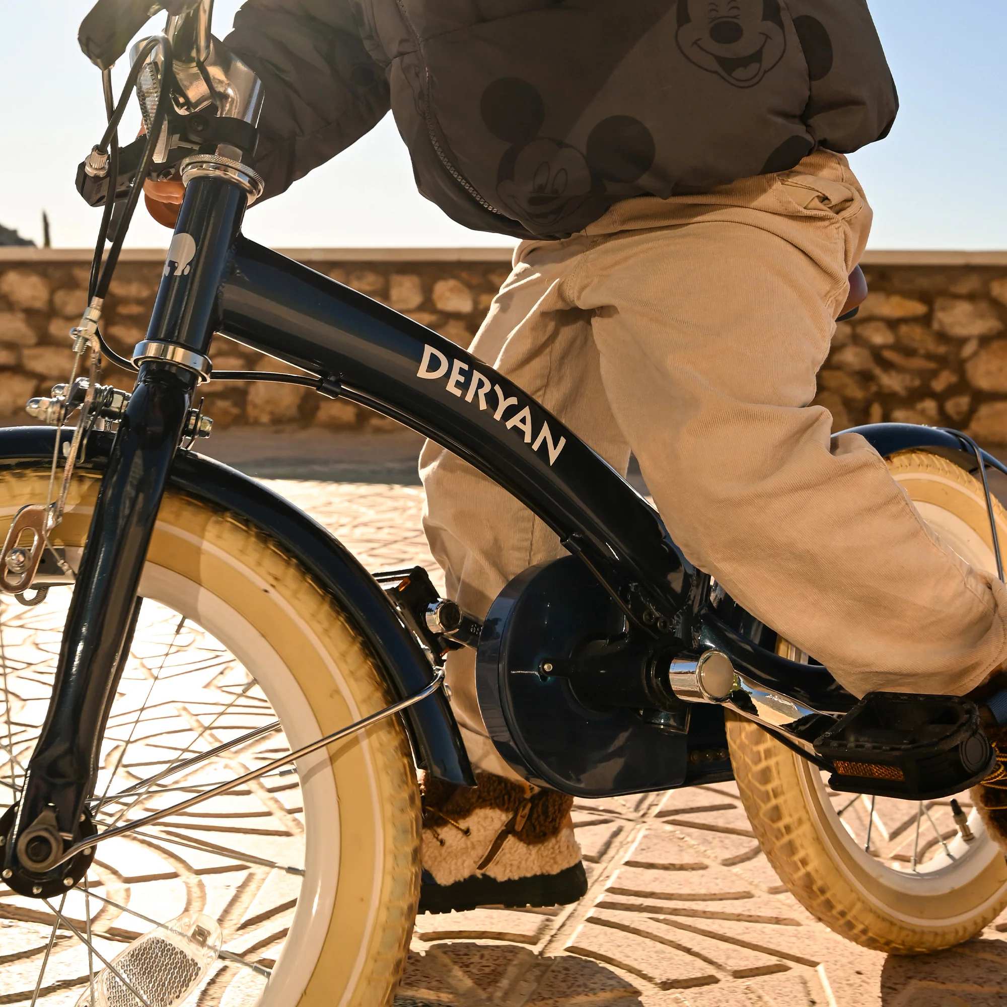 Bicicleta de lujo para niños 14 pulgadas - 3 en 1 - bicicleta de equilibrio Azul - Image 4