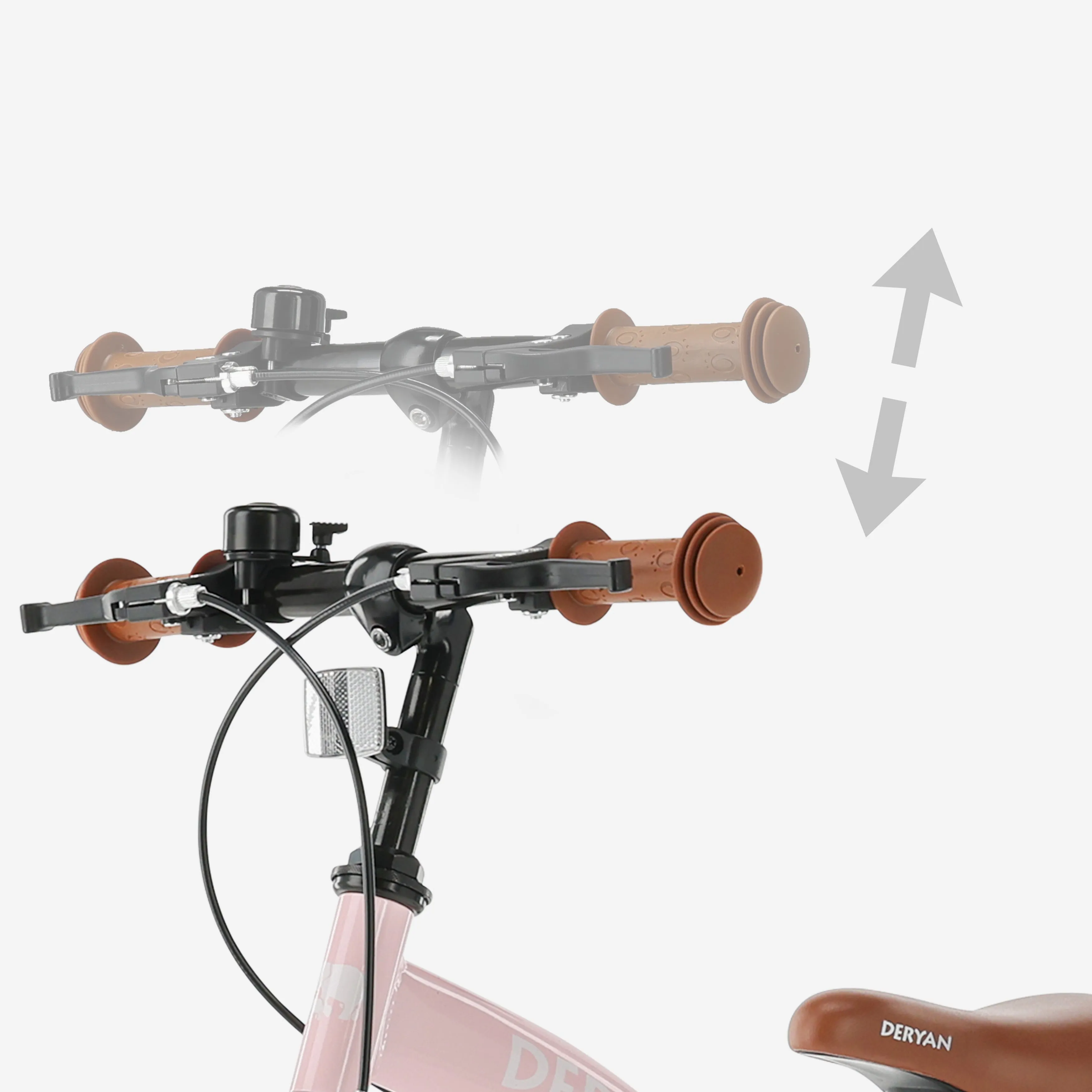 Bicicleta infantil de lujo 14 pulgadas - 3 en 1 - bicicleta de equilibrio - Rosa - Image 7
