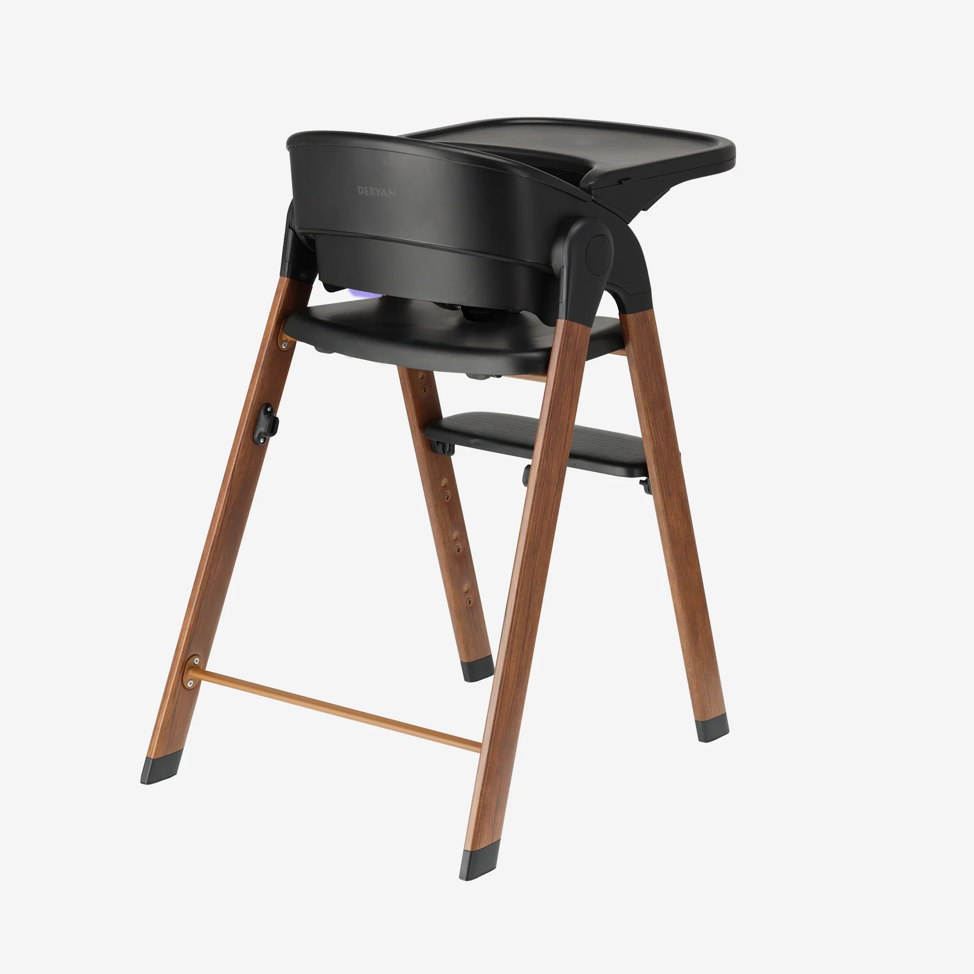 Trona de lujo Negro / Madera - Image 8