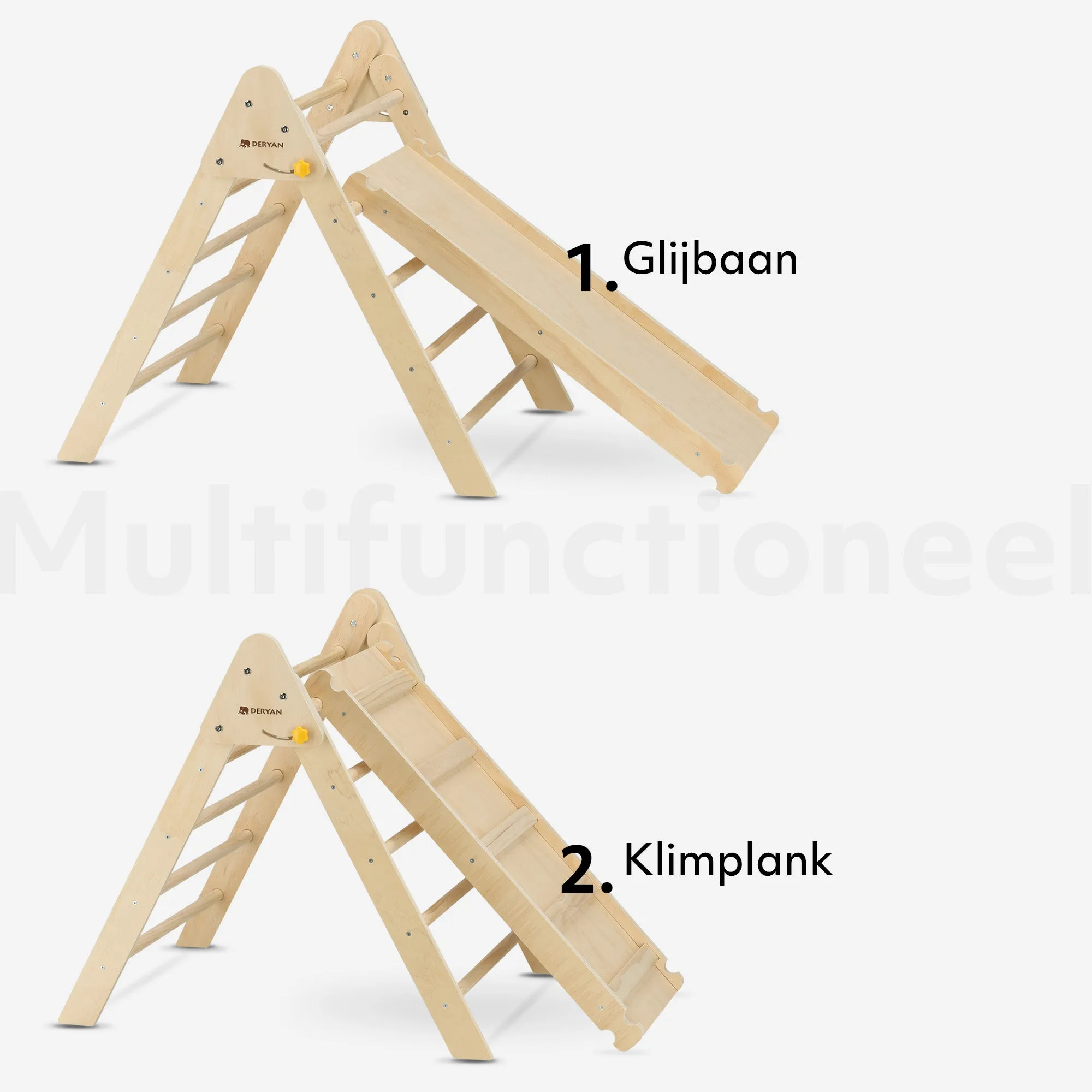 Triángulo plegable para trepar con pendiente y tobogán - Image 5