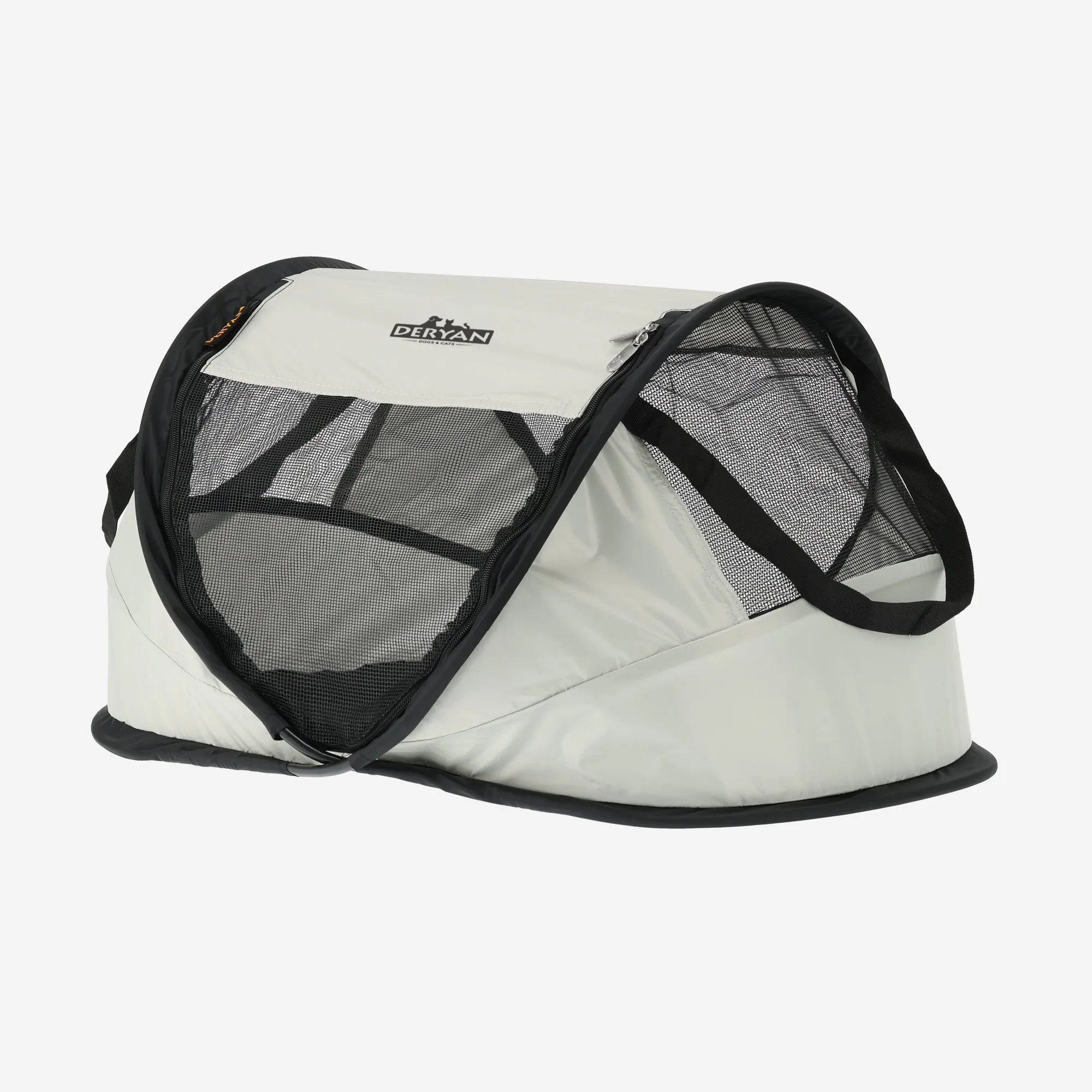 Deryan Perros y Gatos - Luxury Pop-Up Pet Travel-Cot - Corral para perros - Sistema pop-up - Banco plegable - Malla extra gruesa - Pequeño - Image 3