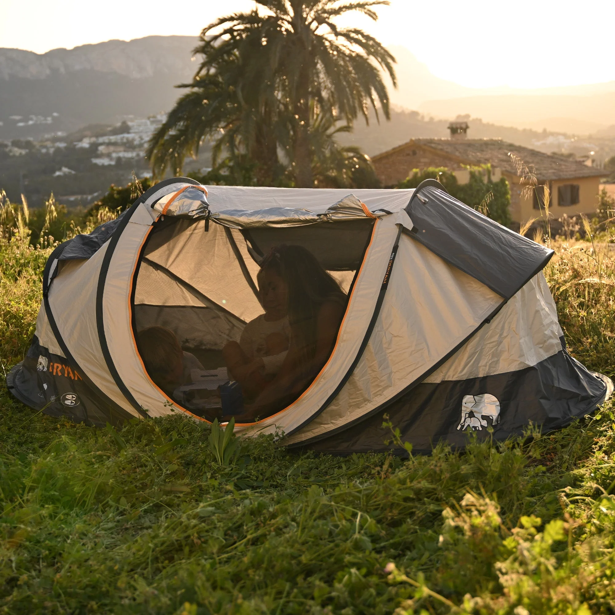 Carpa Pop Up Cocoon - 2000MM columna de agua - Crema - Image 5