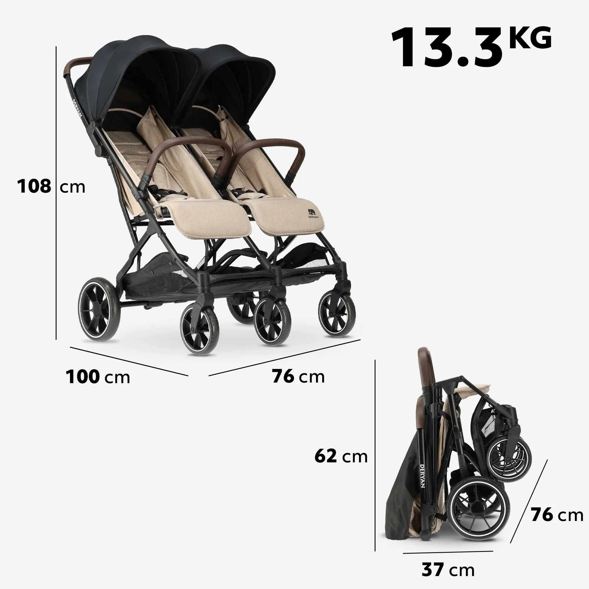 Rolo DuoBuggy X2 XL Turrón - Image 6