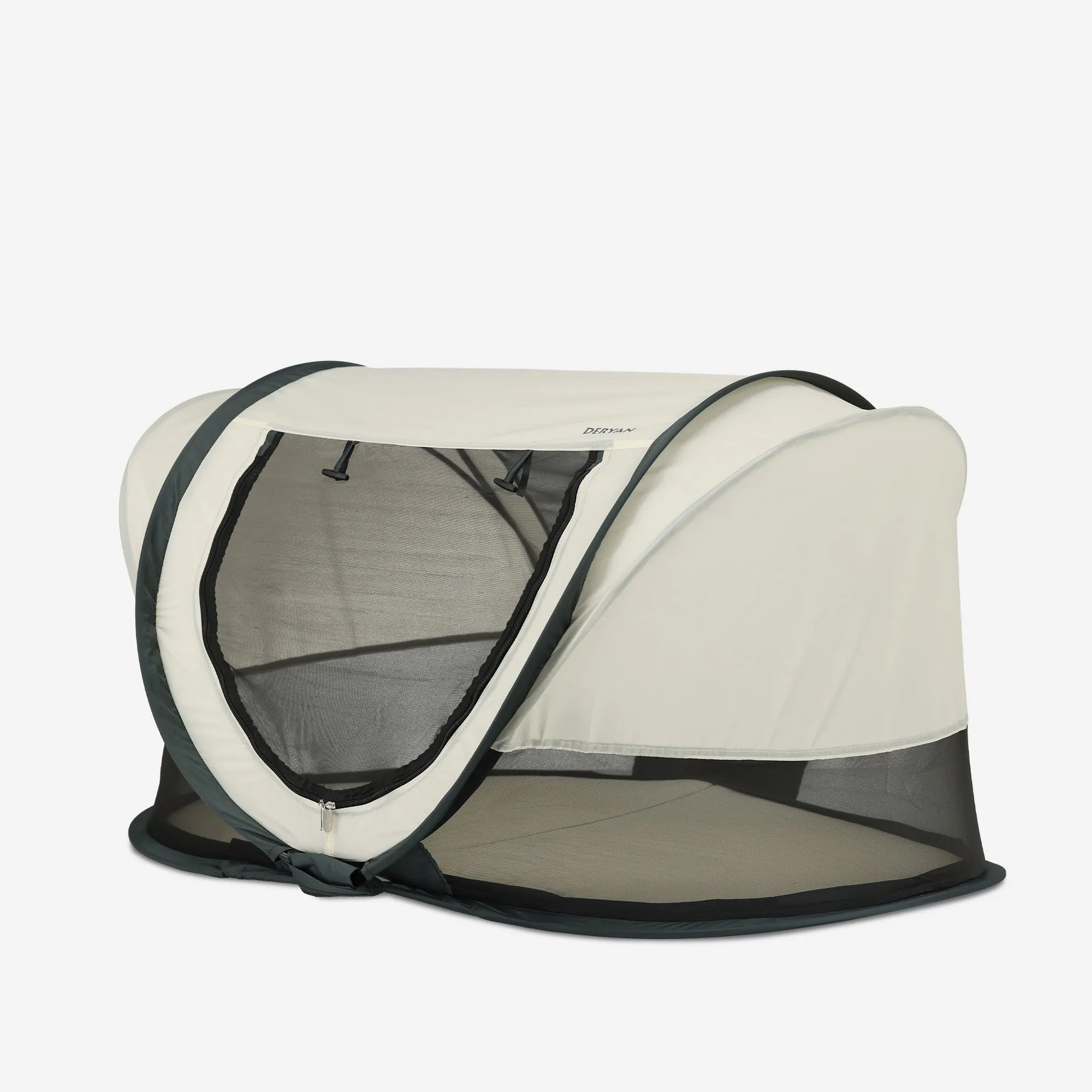 Cuna de camping Scott - Color crema - Image 3