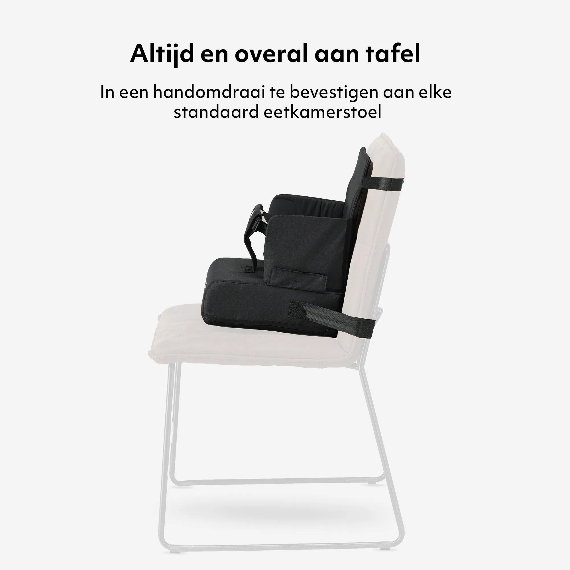 Asiento elevador de viaje - Incluye correa de sujeción Negro - Image 4